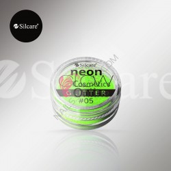 Decor pentru unghii NADP029UU GLOW Neon Silcare Verde 05 3g